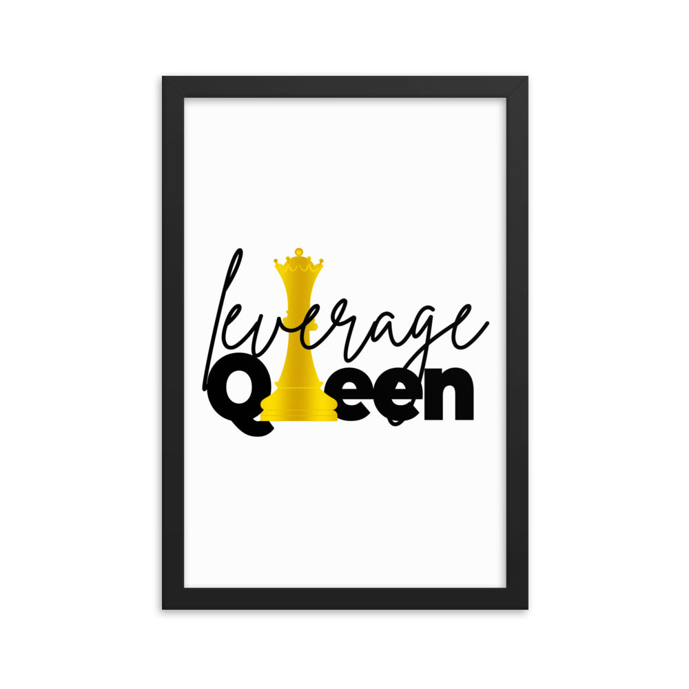 Leverage Queen Framed poster
