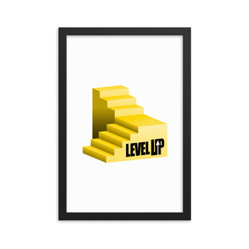 Level Up Framed poster