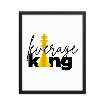 Leverage King Framed poster