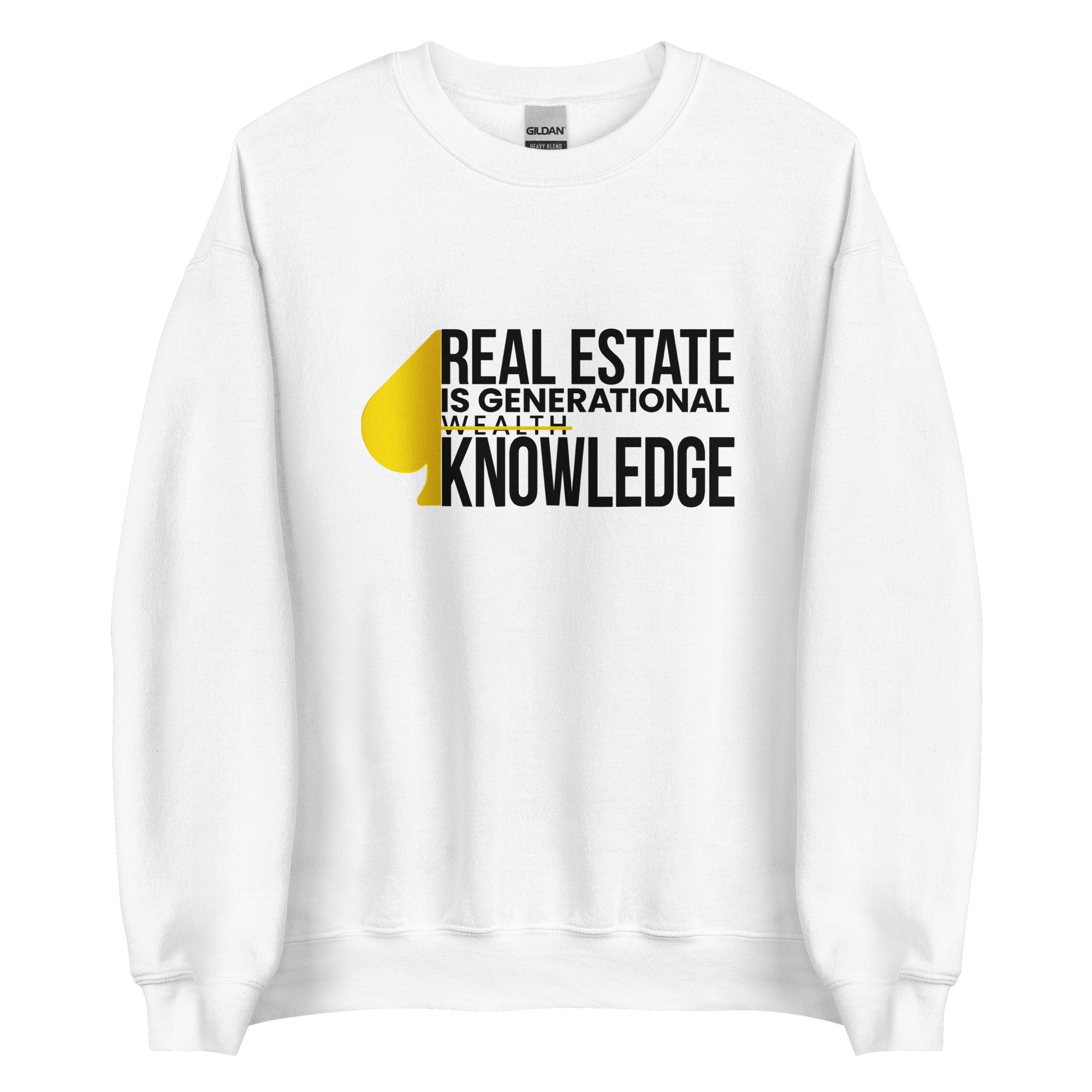 Real Estate Is Generational Wealth Knowledge Unisex Sweatshirt